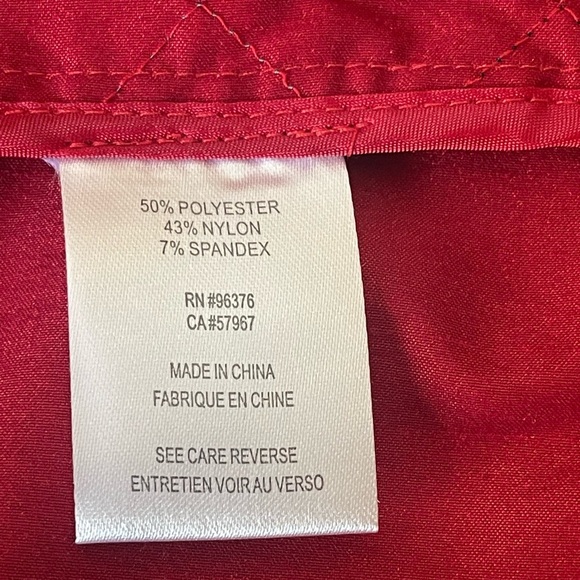 New Samuel Dong stretch square red/black dress size (S)(L)(XL) - Picture 10 of 16